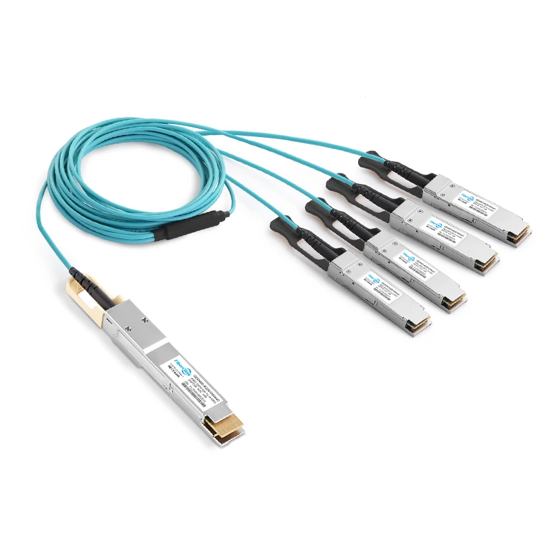 2019-400G-QSFP56-DD To 4x100G-QSFP28-AOC -xxM
